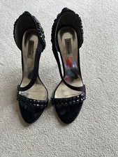 Dune High Heel Beaded Strappy Sandals, Size 41 (UK Size 8)