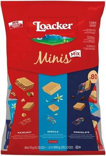 Loacker minis mix 3 - minis,