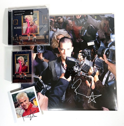 Robbie williams signed britpop - robbie,