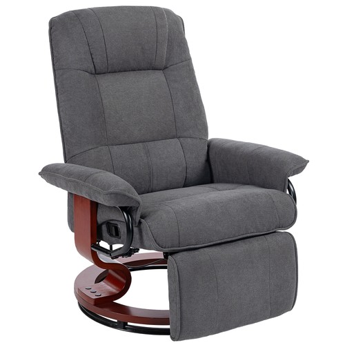 Homcom manual recliner - recliner, swivel