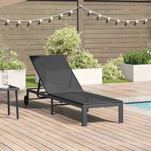 Sunbed poly rattan - poly,