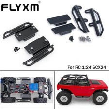 FLYXM 2x Sliders Side Pedal for Axial RC 1/24 SCX24 Wrangler JLU Deadbolt Bronco