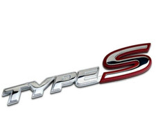Type S Rear Boot Trunk Badge