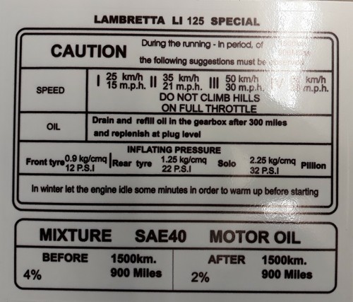 Lambretta 125 special - li,