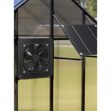 Solar Powered Exhaust Fan 5W for Greenhouse Chicken Coop Shed Pet House Garage