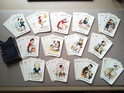 Victorian cheery families card - victorian,