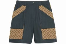 Gucci Mens Navy GG Monogram