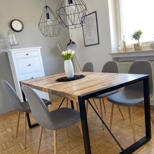 Solid mango wood dining - solid,