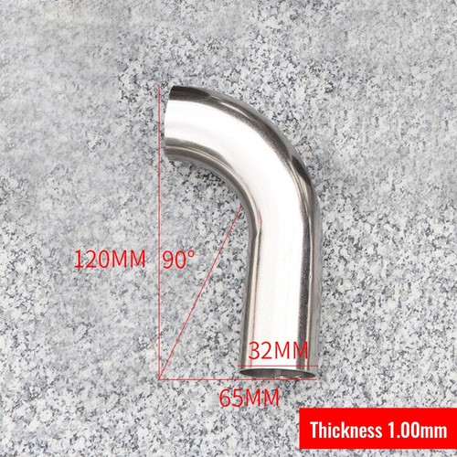 Stainless steel exhaust elbow - steel,