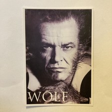 Jack Nicholson Wolf 1994 Rare