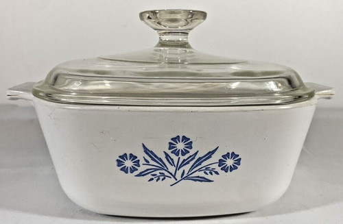 Vintage corning ware - corning, blue