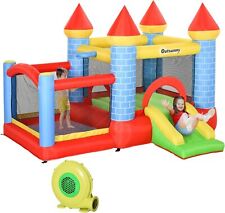 Children Kids Bouncy Castle Slide Pool Inflatable Trampoline 3-10 Multi-Color