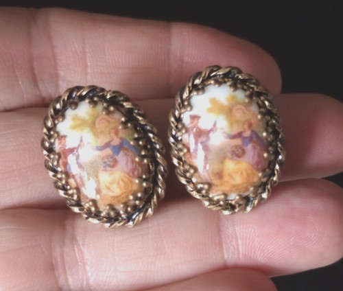 Vintage fragonard courting - fragonard,