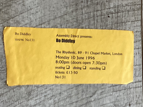 Diddley concert ticket - concert,