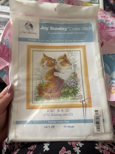 Joy sunday kissings cats - kissings,