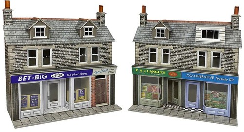 Scale low relief shop - oo/ho,