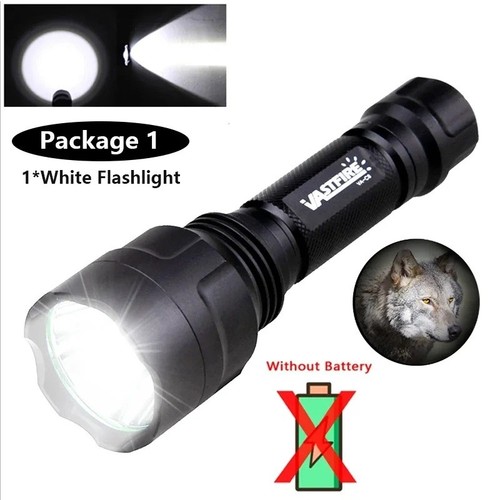 Long range red led flashlight - range,