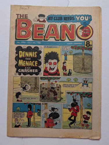 Beano comic 1994 october - no, 1994,