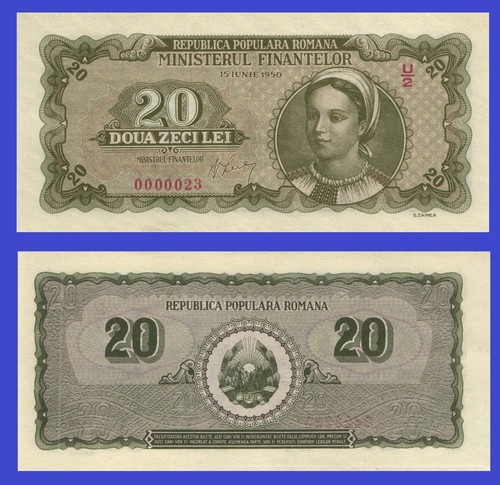 Romania lei 1950 - ,