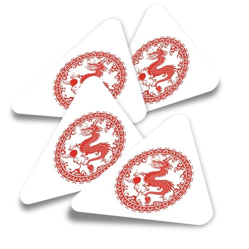 Triangle stickers chinese - stickers,