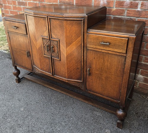 1930s 1940s art deco oak - 1930s,