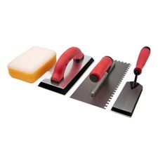 Marshalltown QLT Tilers Kit 4 Piece for Floor Wall Tiling Grouting Tools