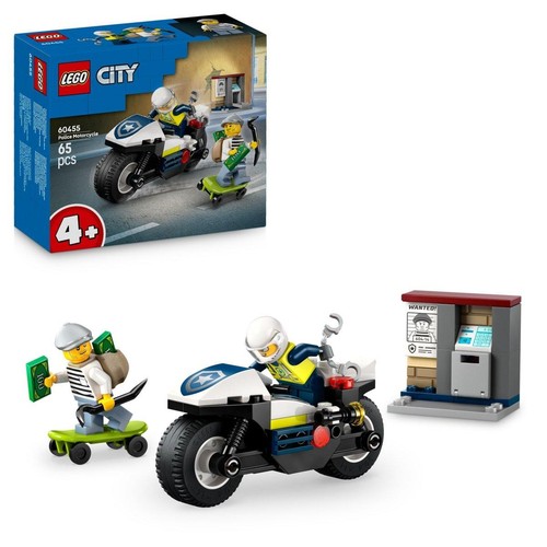 Lego city police motorcycle - lego,