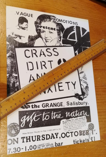 Crass size wall art repro - a4,