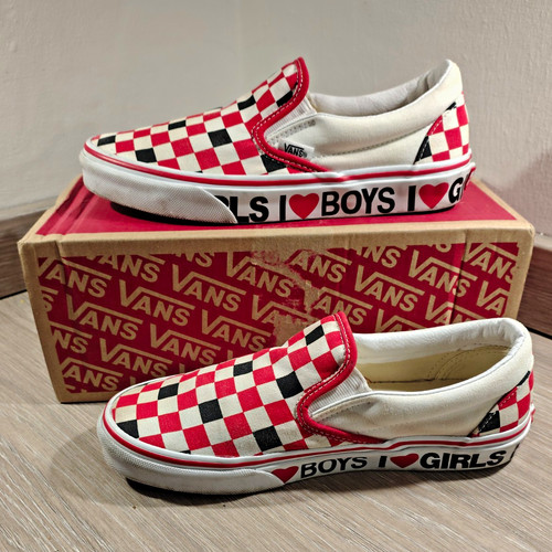 Vans classic slip heart - vans, slip-on