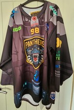 Nottingham Panthers EIHL Didrik Henbrant Game Worn Signed Jersey