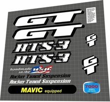1995 GT RTS-3 White Decal Set
