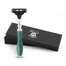 Premium 3 Edge Razor for Men, Women's Razor, Ergonomic Men's Razor, Green