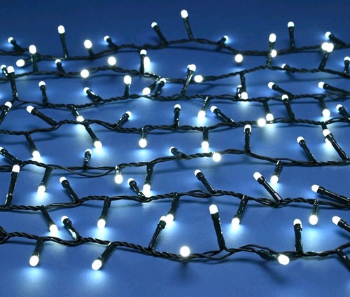 200 white glow worm lights - worm,