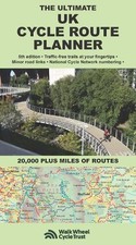 The Ultimate UK Cycle Route Planner Map - 9781901464436