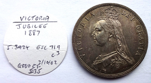 Victoria jubilee head 1887 - victoria,