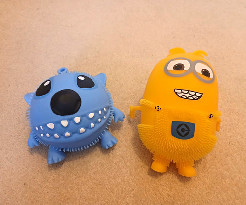Minion and stitch rubber - and,