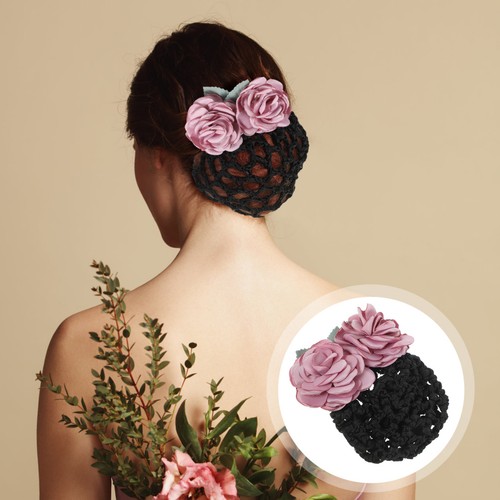 Flower hair snood - flower,