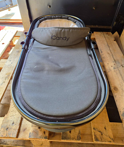 Icandy grey hard carrycot - icandy,