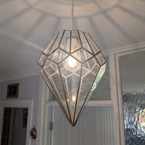 Vintge geometric glass - vintge, light