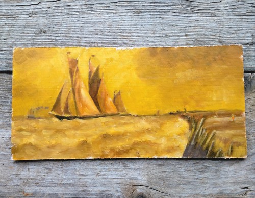 Vintage oil painting - vintage,