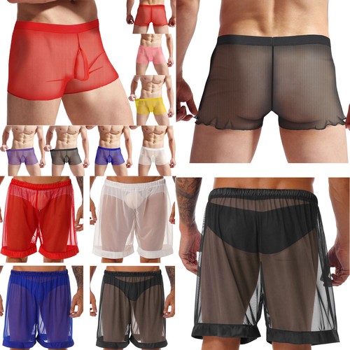 Mens see through mesh - mens, loose