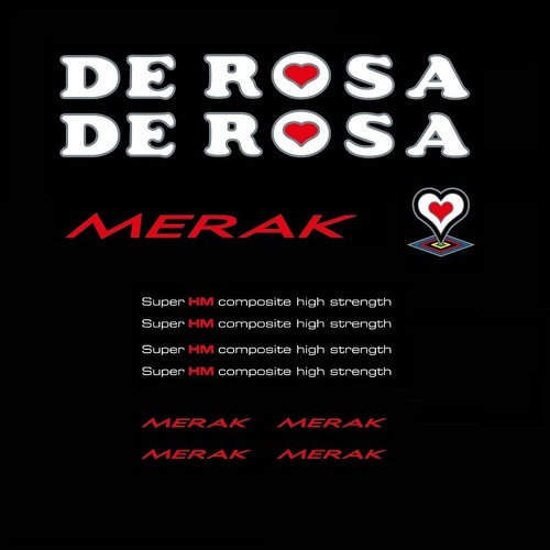 Rosa merak bicycle decals - rosa,