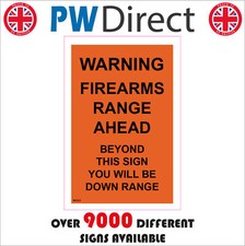 WT233 FIREARMS RANGE AHEAD