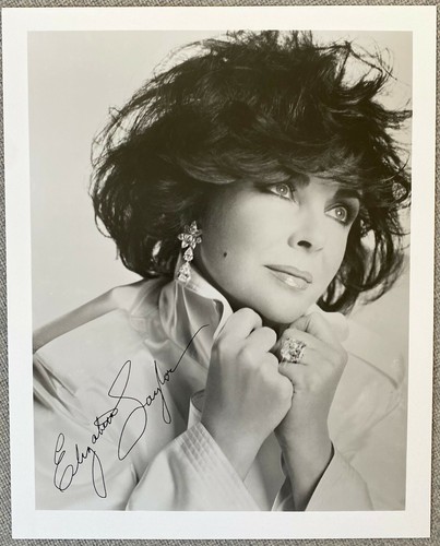 Elizabeth taylor signed 8x10 - elizabeth,