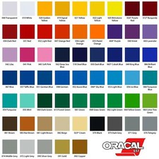 A4 Vinyl Sheets - Oracal 651 - Self Adhesive - Matte -  Polymeric - Cricut Cameo