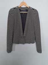 BCBG Maxazaria Striped HENDRIX blazer Jacket Size M MEDIUM
