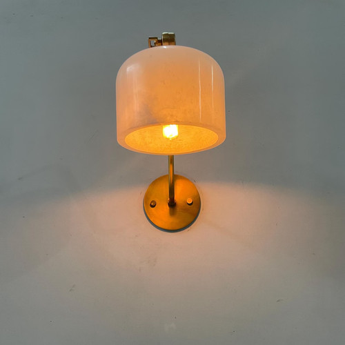 Alabaster wall sconce - sconce, |