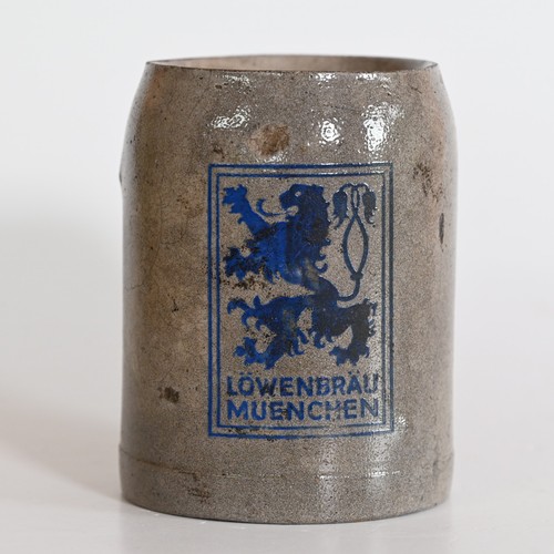 Old brewery mug löwenbräu - old,