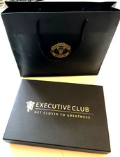 Manchester United Matchday VIP Scarf | Official Product | Black + Gift Bag BNWOT