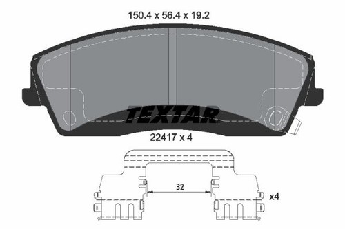 2241701 brake pad - 2241701,